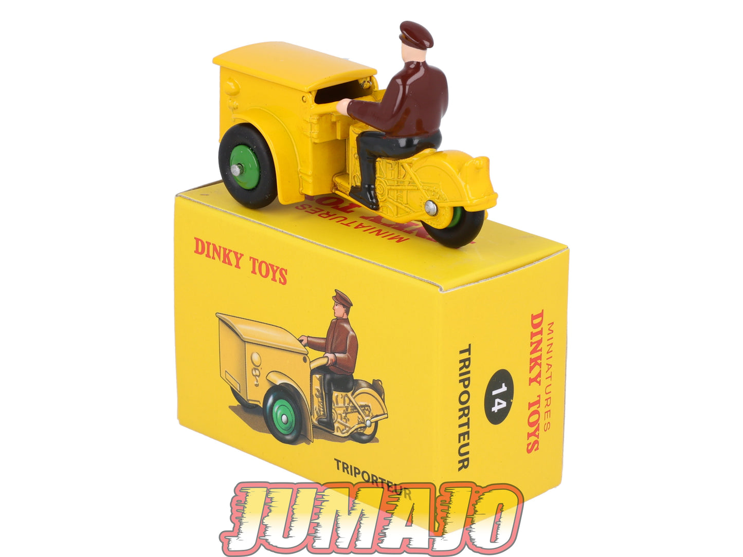 DT433 1/43 réédition DINKY TOYS Atlas : 14 Triporteur jaune