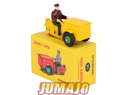 DT433 1/43 réédition DINKY TOYS Atlas : 14 Triporteur jaune