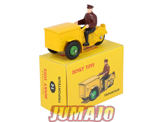 DT433 1/43 réédition DINKY TOYS Atlas : 14 Triporteur jaune