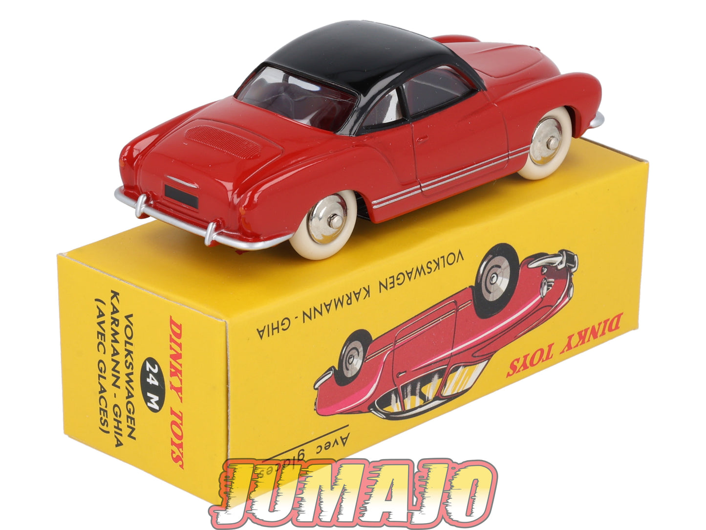 DT434 1/43 réédition DINKY TOYS Atlas : 24M VOLKSWAGEN Karmann Ghia rouge