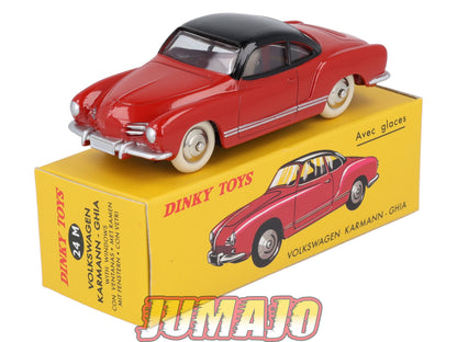 DT434 1/43 réédition DINKY TOYS Atlas : 24M VOLKSWAGEN Karmann Ghia rouge