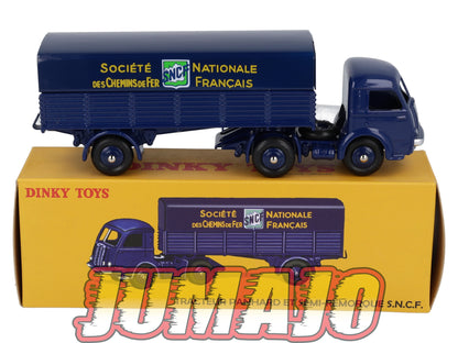 DT436 Voiture réédition DINKY TOYS Atlas UK : Tracteur PANHARD Et Semi Remorque S.N.C.F
