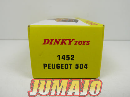 DT44 1/43 réédition DINKY TOYS Atlas : 1452 Peugeot 504 marron