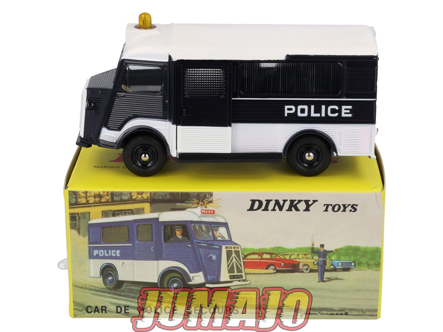 DT82 1/43 réédition DINKY TOYS Atlas : 566 CITROEN Car de police secours