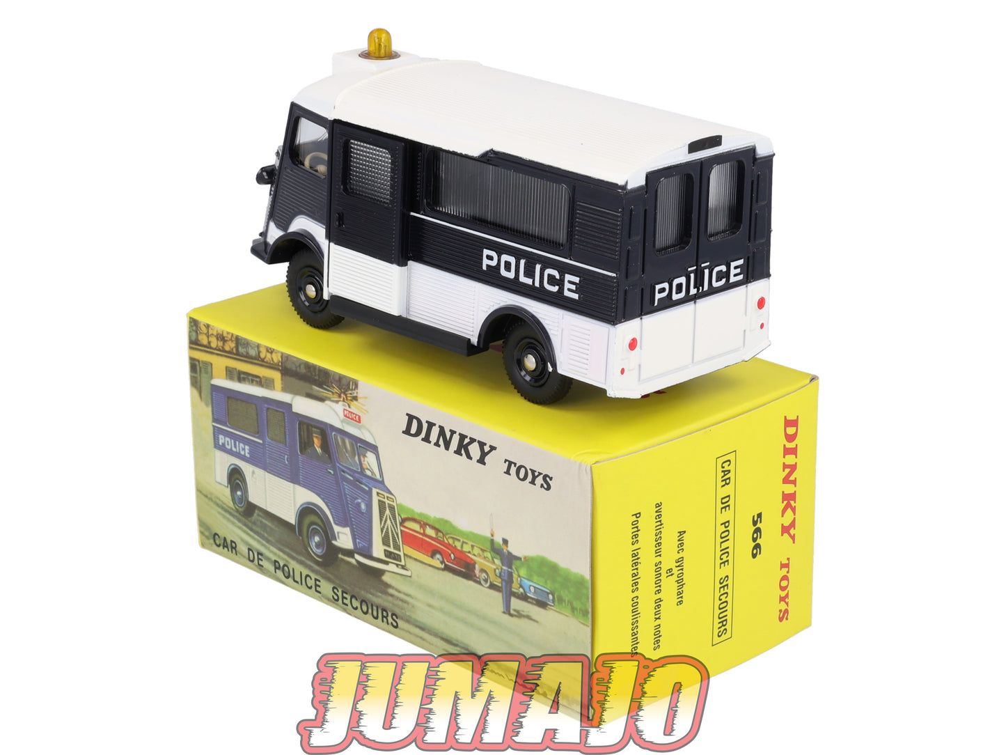 DT82 1/43 réédition DINKY TOYS Atlas : 566 CITROEN Car de police secours