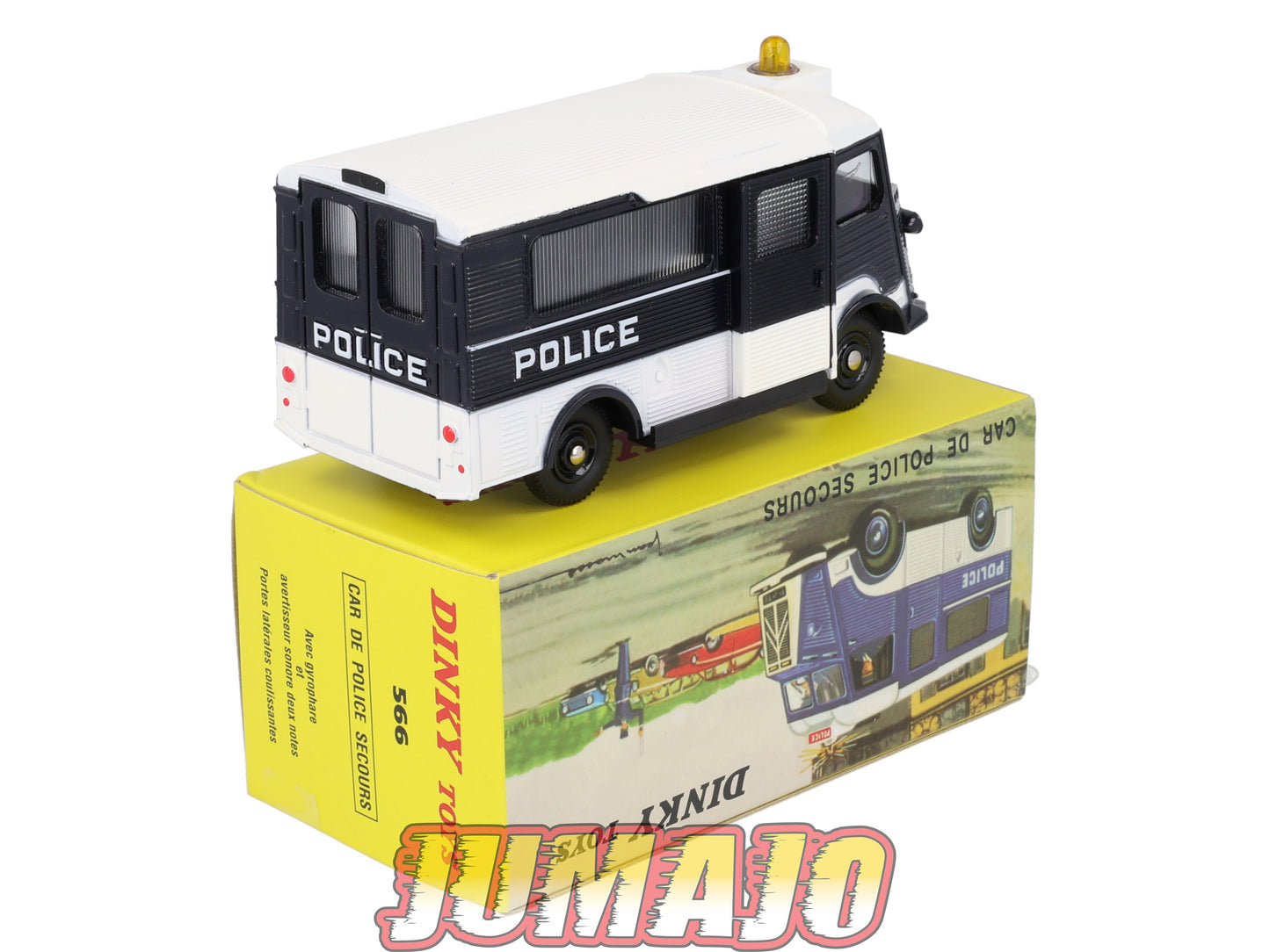 DT82 1/43 réédition DINKY TOYS Atlas : 566 CITROEN Car de police secours