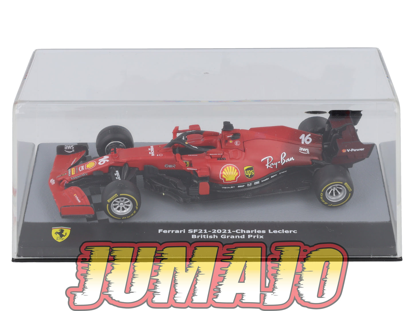 F1F104 Voiture 1/43 CENTAURIA Formule 1 Ferrari : FERRARI SF21-2021 #16 C.Leclerc British Gp