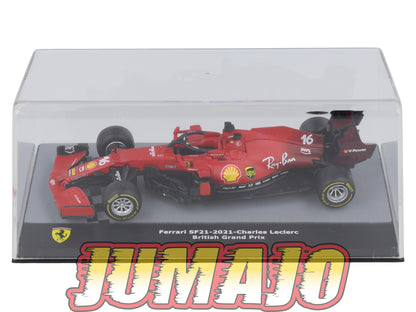 F1F104 Voiture 1/43 CENTAURIA Formule 1 Ferrari : FERRARI SF21-2021 #16 C.Leclerc British Gp