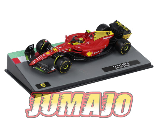 F1F105 Voiture 1/43 CENTAURIA Formule 1 FERRARI F1-75 2022 #55 C Sainz