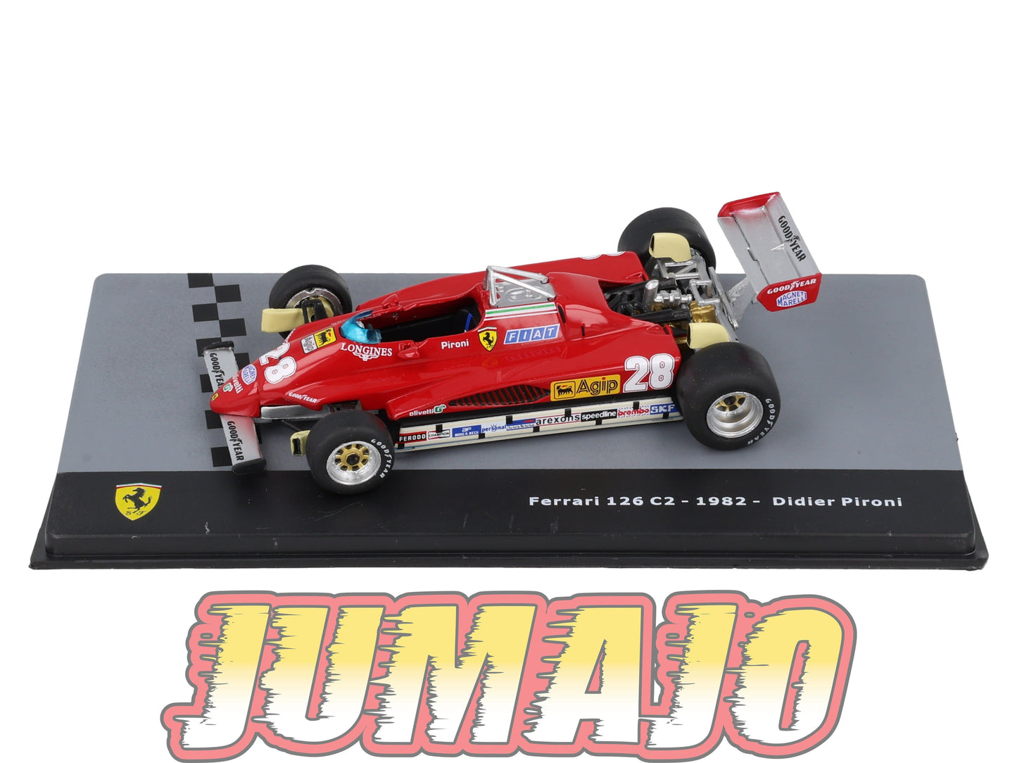 F1F21 Voiture 1/43 CENTAURIA Formule 1 FERRARI 126C2 #28 1982 Didier Pironi