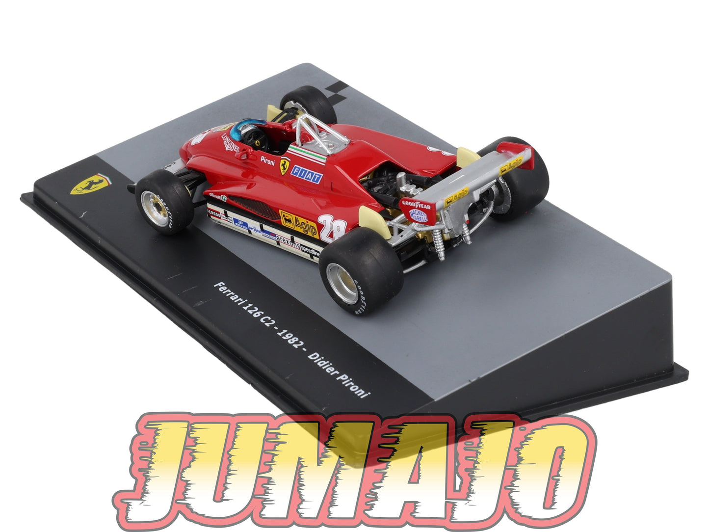 F1F21 Voiture 1/43 CENTAURIA Formule 1 FERRARI 126C2 #28 1982 Didier Pironi