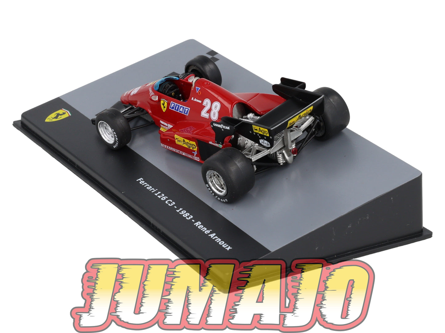 F1F29 Voiture 1/43 CENTAURIA Formule 1 FERRARI 126 C3 #28 1983 René Arnoux