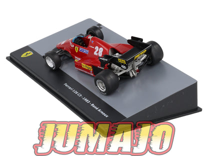 F1F29 Voiture 1/43 CENTAURIA Formule 1 FERRARI 126 C3 #28 1983 René Arnoux