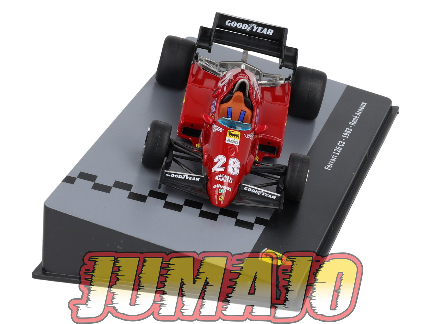 F1F29 Voiture 1/43 CENTAURIA Formule 1 FERRARI 126 C3 #28 1983 René Arnoux