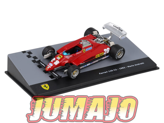 F1F33 Voiture 1/43 CENTAURIA Formule 1 FERRARI 126 C2 1982 Mario Andretti
