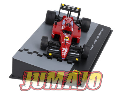 F1F36 Voiture 1/43 CENTAURIA Formule 1 Ferrari : FERRARI F1 87/88C 1988 #28 G.Berger