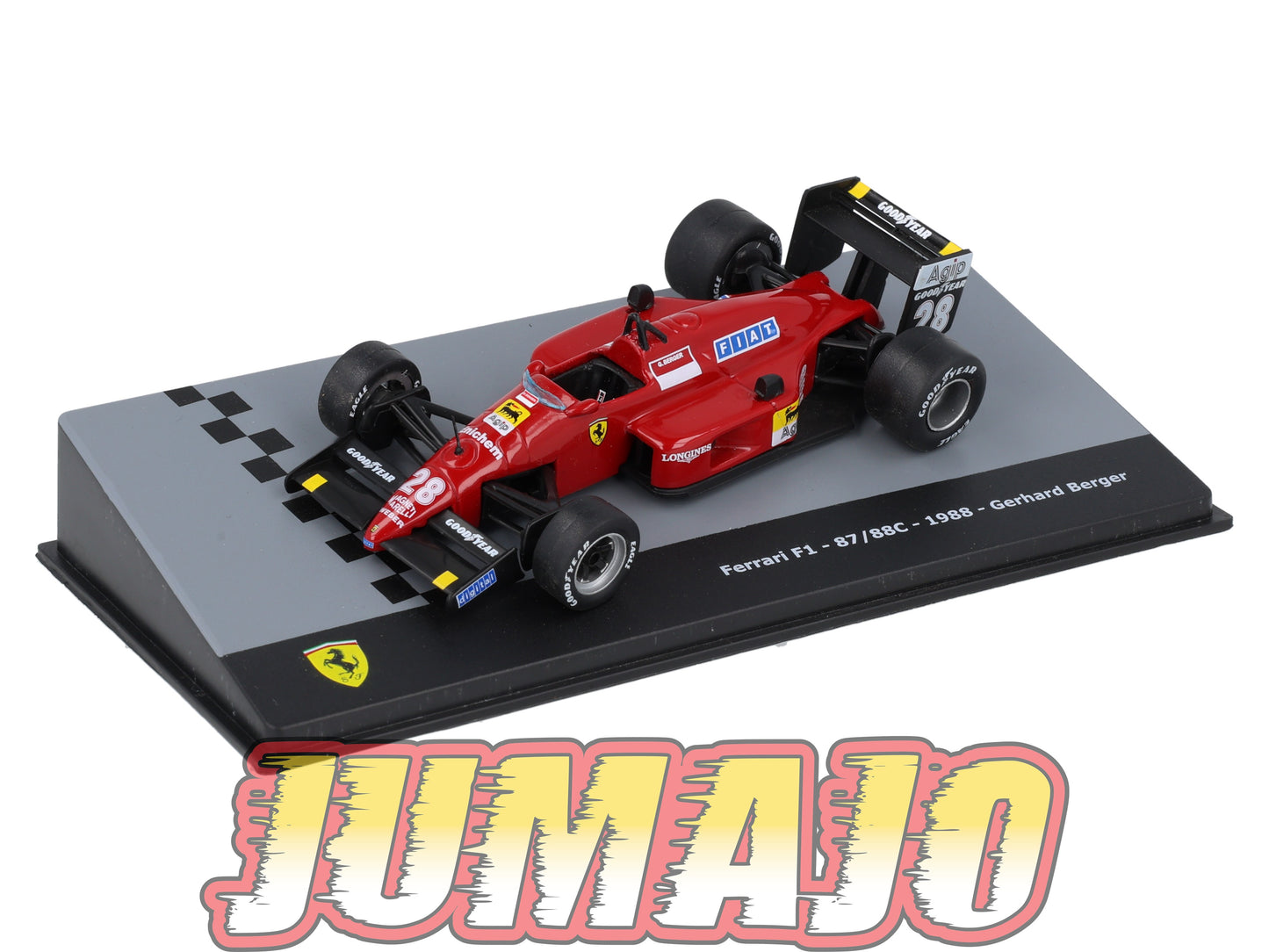 F1F36 Voiture 1/43 CENTAURIA Formule 1 Ferrari : FERRARI F1 87/88C 1988 #28 G.Berger