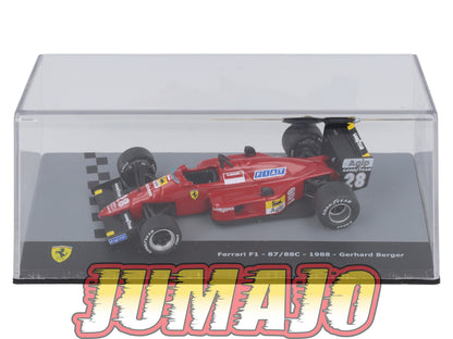 F1F36 Voiture 1/43 CENTAURIA Formule 1 Ferrari : FERRARI F1 87/88C 1988 #28 G.Berger