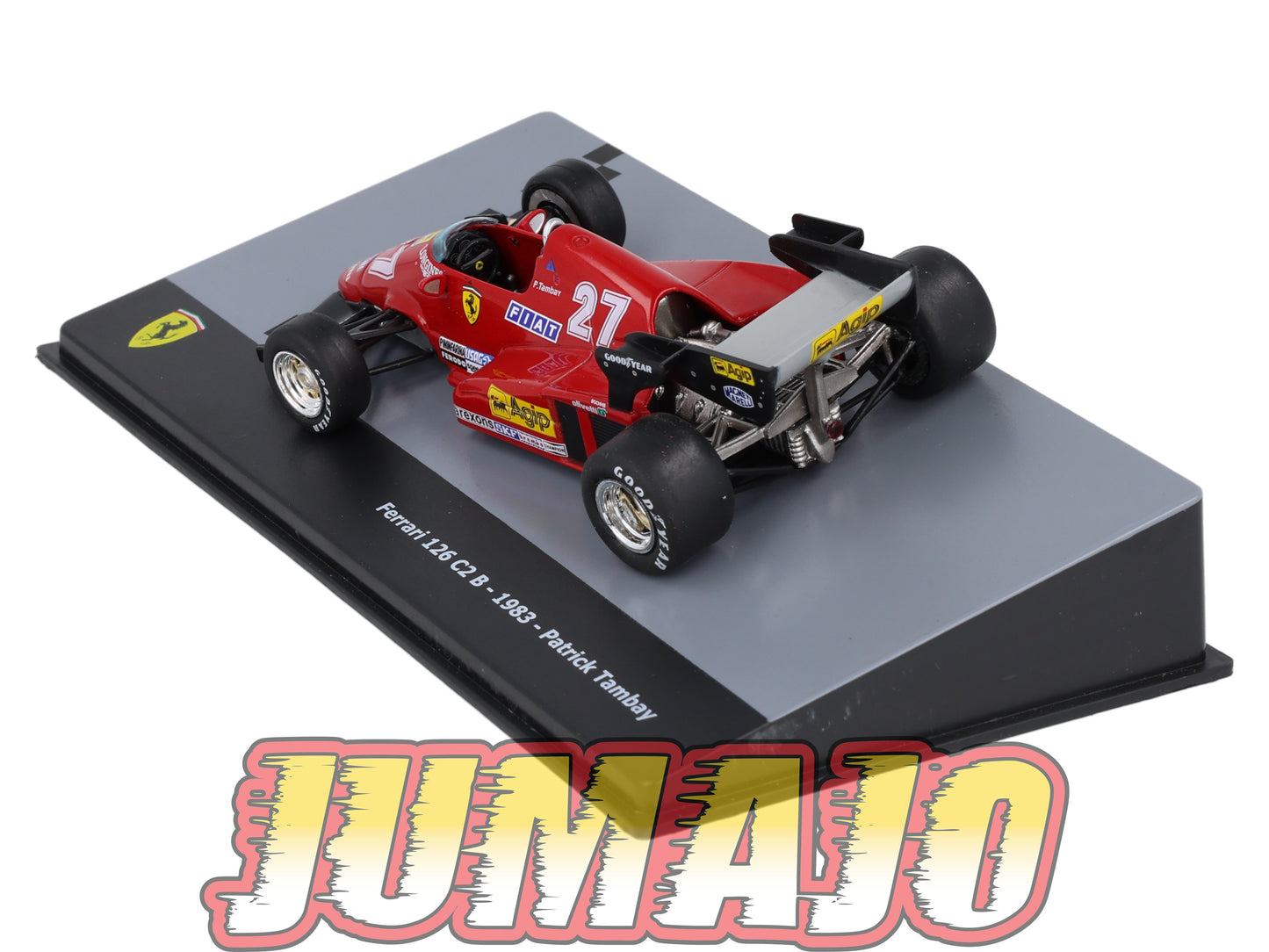 F1F37 Voiture 1/43 CENTAURIA Formule 1 Ferrari : FERRARI 126 C2 B 1983 #27 P.Tambay