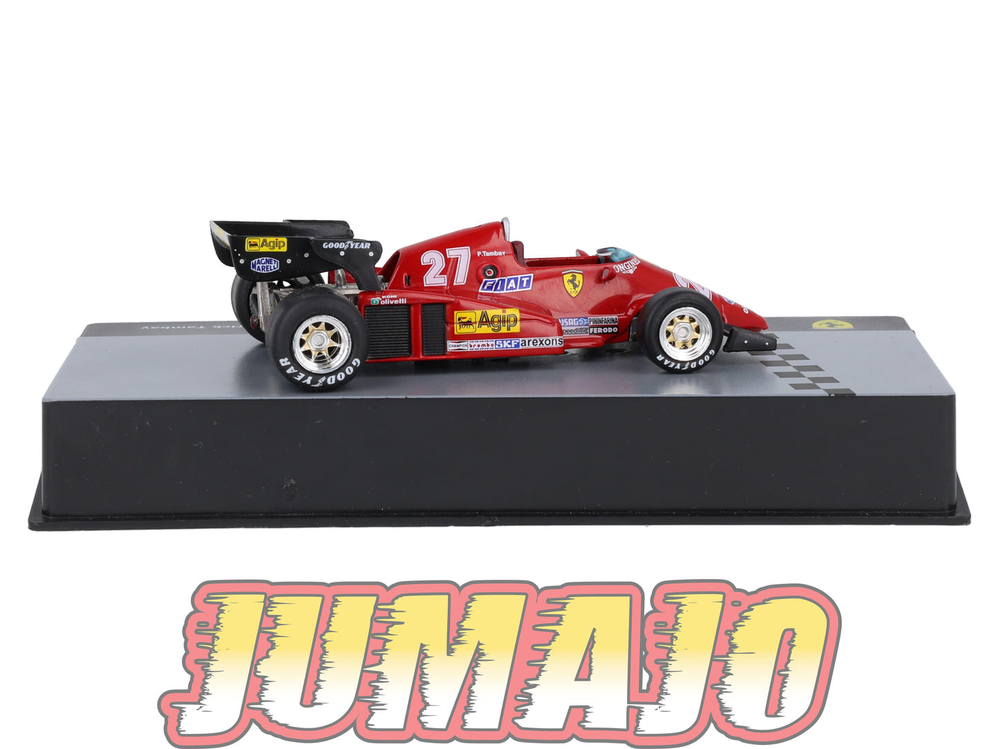 F1F37 Voiture 1/43 CENTAURIA Formule 1 Ferrari : FERRARI 126 C2 B 1983 #27 P.Tambay