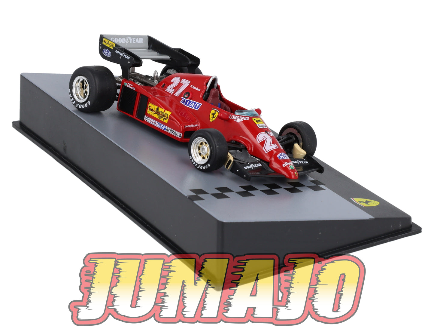 F1F37 Voiture 1/43 CENTAURIA Formule 1 Ferrari : FERRARI 126 C2 B 1983 #27 P.Tambay