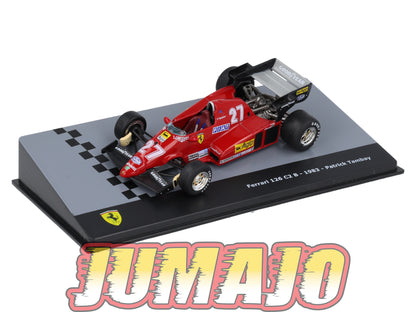 F1F37 Voiture 1/43 CENTAURIA Formule 1 Ferrari : FERRARI 126 C2 B 1983 #27 P.Tambay