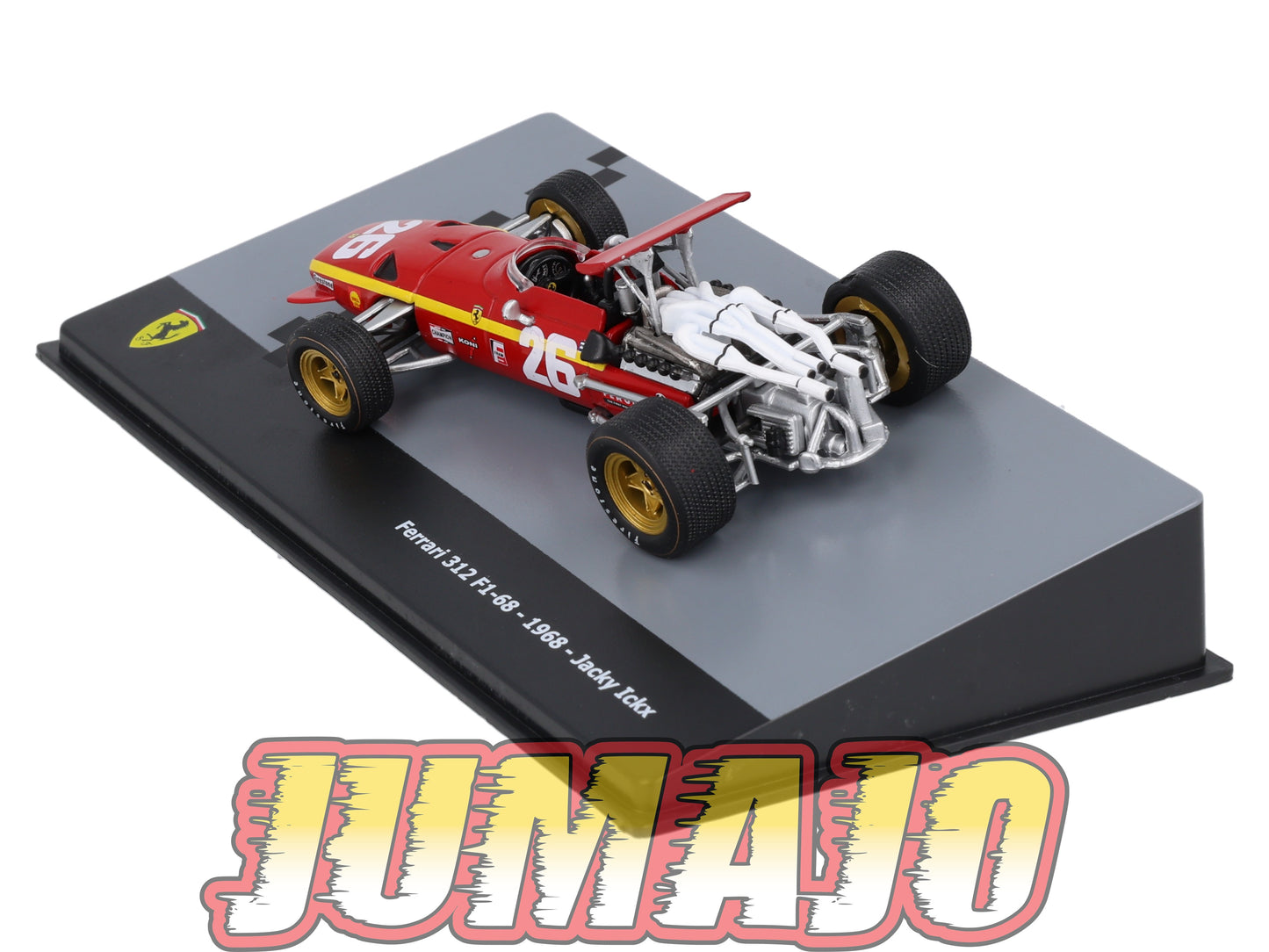 F1F40 Voiture 1/43 CENTAURIA Formule 1 Ferrari : FERRARI 312 F1-68 #26 1968 J.Ickx