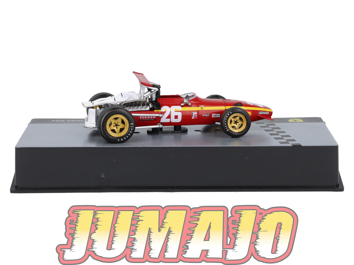 F1F40 Voiture 1/43 CENTAURIA Formule 1 Ferrari : FERRARI 312 F1-68 #26 1968 J.Ickx