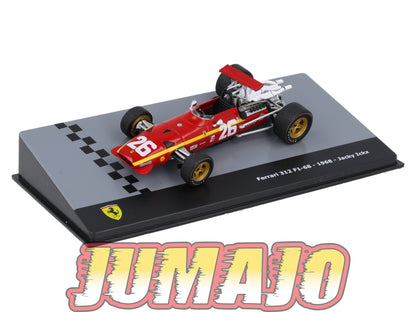 F1F40 Voiture 1/43 CENTAURIA Formule 1 Ferrari : FERRARI 312 F1-68 #26 1968 J.Ickx