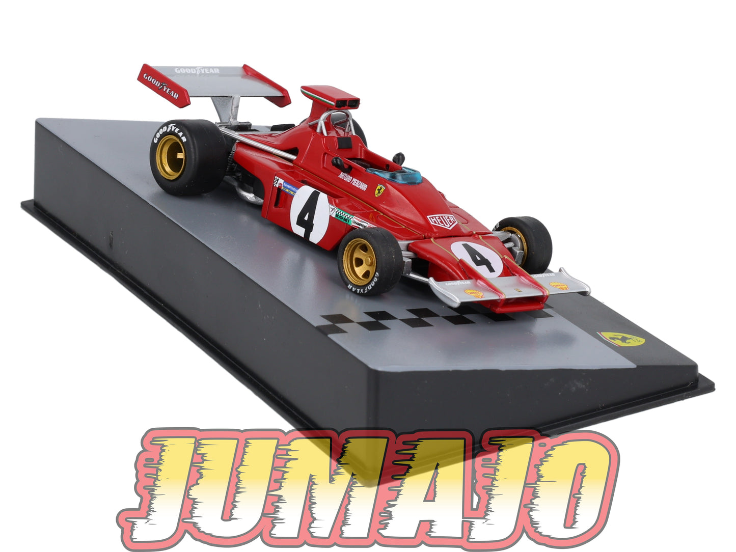 F1F41 Voiture 1/43 CENTAURIA Formule 1 Ferrari : FERRARI 312 B3 1973 #4 A.Merzario