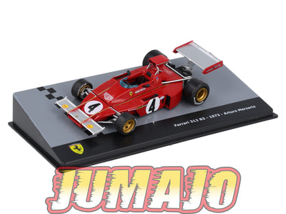 F1F41 Voiture 1/43 CENTAURIA Formule 1 Ferrari : FERRARI 312 B3 1973 #4 A.Merzario