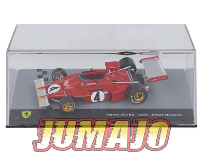 F1F41 Voiture 1/43 CENTAURIA Formule 1 Ferrari : FERRARI 312 B3 1973 #4 A.Merzario