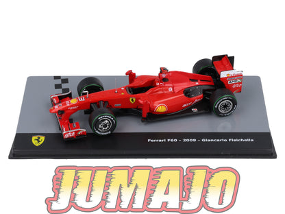F1F43 Voiture 1/43 CENTAURIA Formule 1 Ferrari : FERRARI F60 2009 #3 G.Fisichella