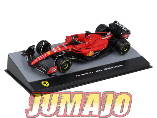 F1F44 Voiture 1/43 CENTAURIA Formule 1 FERRARI SF23 2023 Charles Leclerc