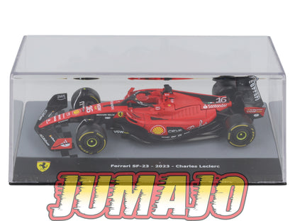 F1F44 Voiture 1/43 CENTAURIA Formule 1 FERRARI SF23 2023 Charles Leclerc