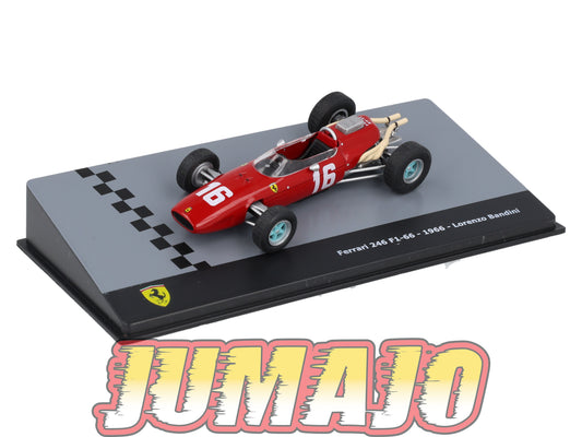 F1F45 Voiture 1/43 CENTAURIA Formule 1 Ferrari : FERRARI 246 F1-66 1966 #16 L.Bandini