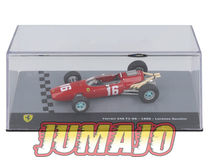 F1F45 Voiture 1/43 CENTAURIA Formule 1 Ferrari : FERRARI 246 F1-66 1966 #16 L.Bandini
