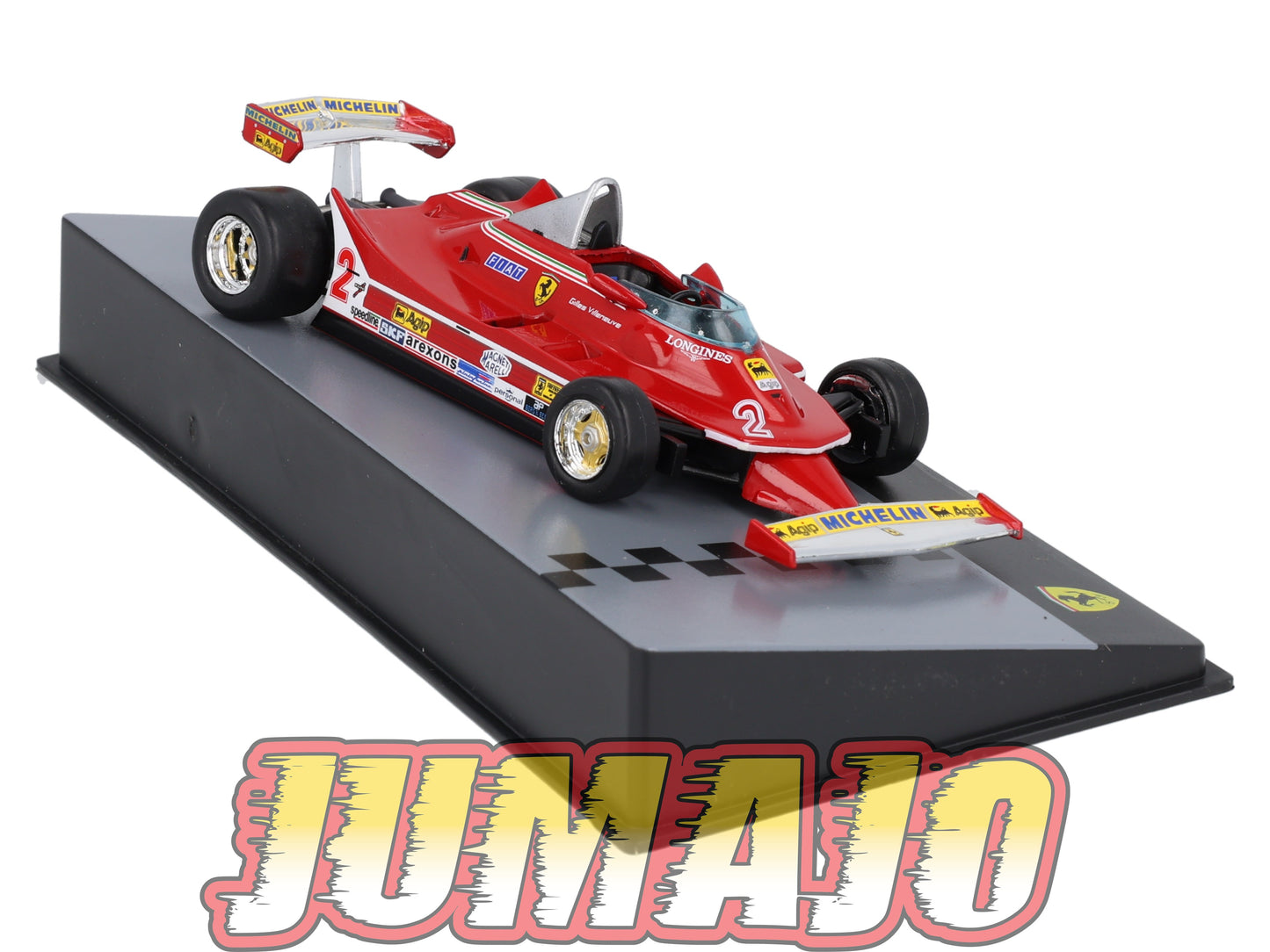 F1F47 Voiture 1/43 CENTAURIA Formule 1 Ferrari : FERRARI 312 T5 1980 #2 G.Villeneuve