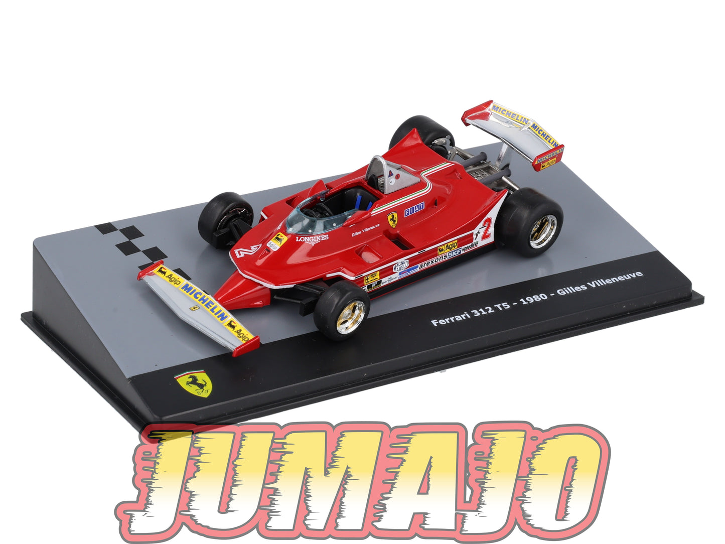 F1F47 Voiture 1/43 CENTAURIA Formule 1 Ferrari : FERRARI 312 T5 1980 #2 G.Villeneuve