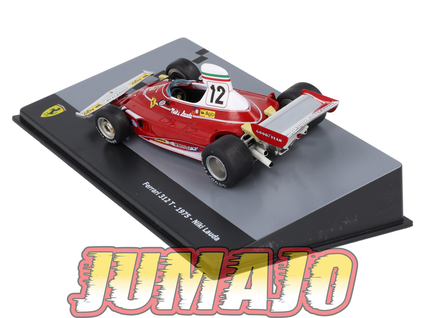 F1F49 Voiture 1/43 CENTAURIA Formule 1 Ferrari : FERRARI 312T 1975 #12 N.Lauda