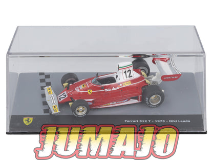 F1F49 Voiture 1/43 CENTAURIA Formule 1 Ferrari : FERRARI 312T 1975 #12 N.Lauda