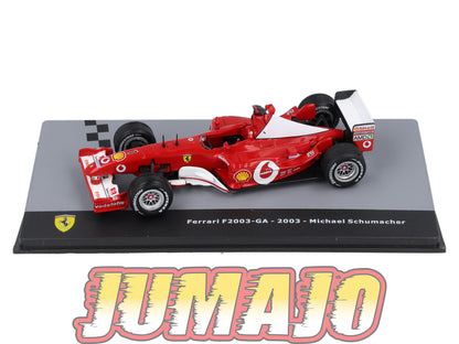 F1F4 Voiture 1/43 CENTAURIA Formule 1 Ferrari : FERRARI F2003 GA 2003 #1 M.Schumacher
