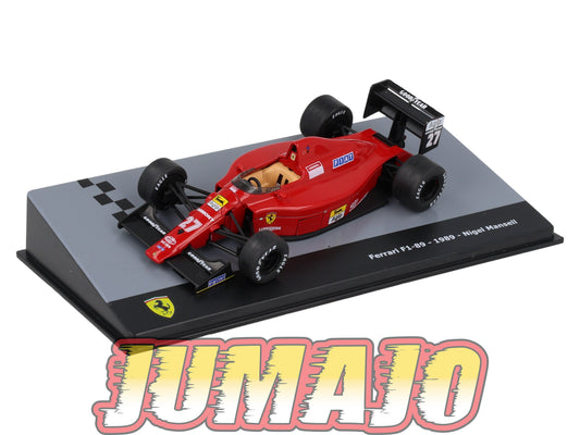 F1F51 Voiture 1/43 CENTAURIA Formule 1 FERRARI F1-89 #27 1989 Nigel Mansell