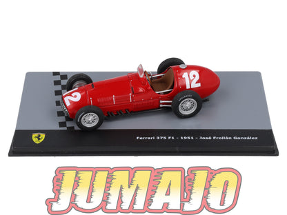 F1F52 Voiture 1/43 CENTAURIA Formule 1 Ferrari : FERRARI 375 F1 1951 #12 J.F.Gonzalez