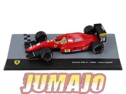 F1F53 Voiture 1/43 CENTAURIA Formule 1 Ferrari : FERRARI F92A 1992 #28 I.Capelli