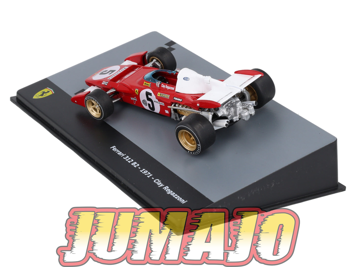 F1F57 Voiture 1/43 CENTAURIA Formule 1 Ferrari : FERRARI 312 B2 1971 #5 C.Regazzoni