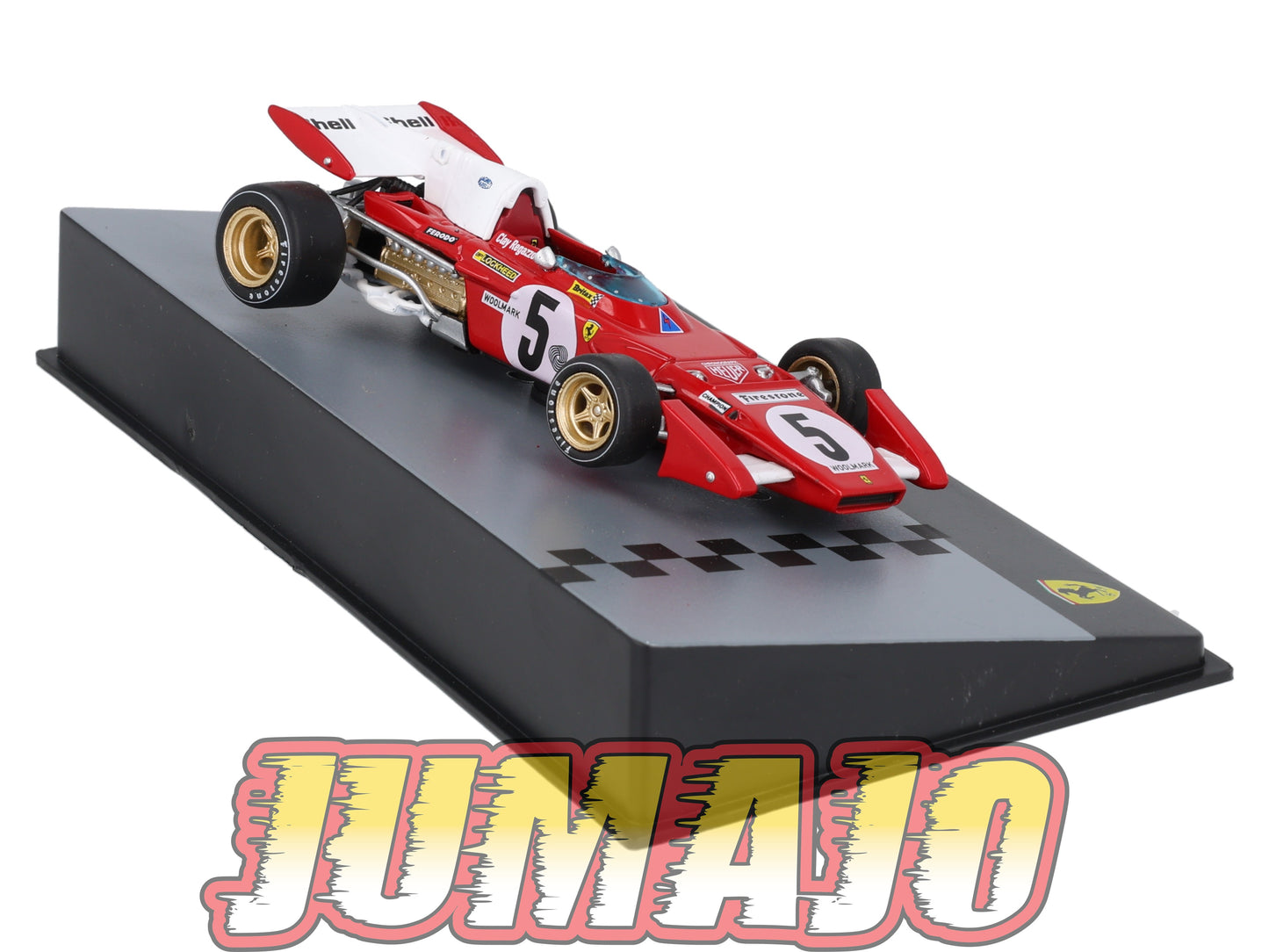 F1F57 Voiture 1/43 CENTAURIA Formule 1 Ferrari : FERRARI 312 B2 1971 #5 C.Regazzoni
