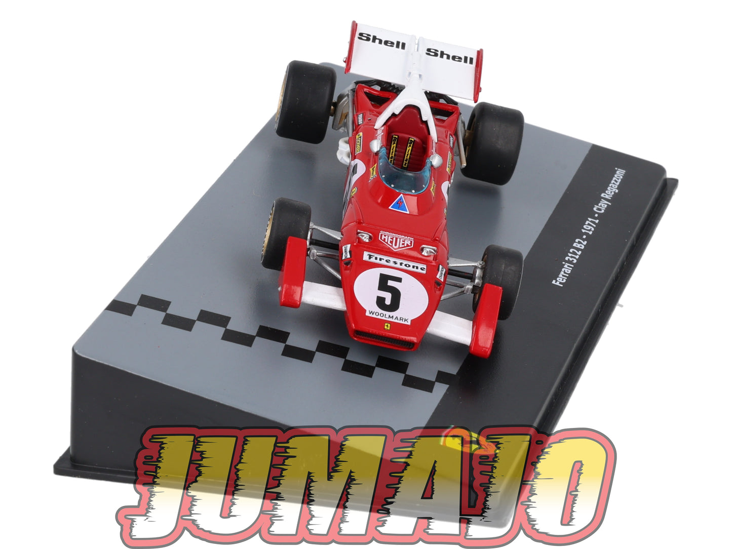 F1F57 Voiture 1/43 CENTAURIA Formule 1 Ferrari : FERRARI 312 B2 1971 #5 C.Regazzoni