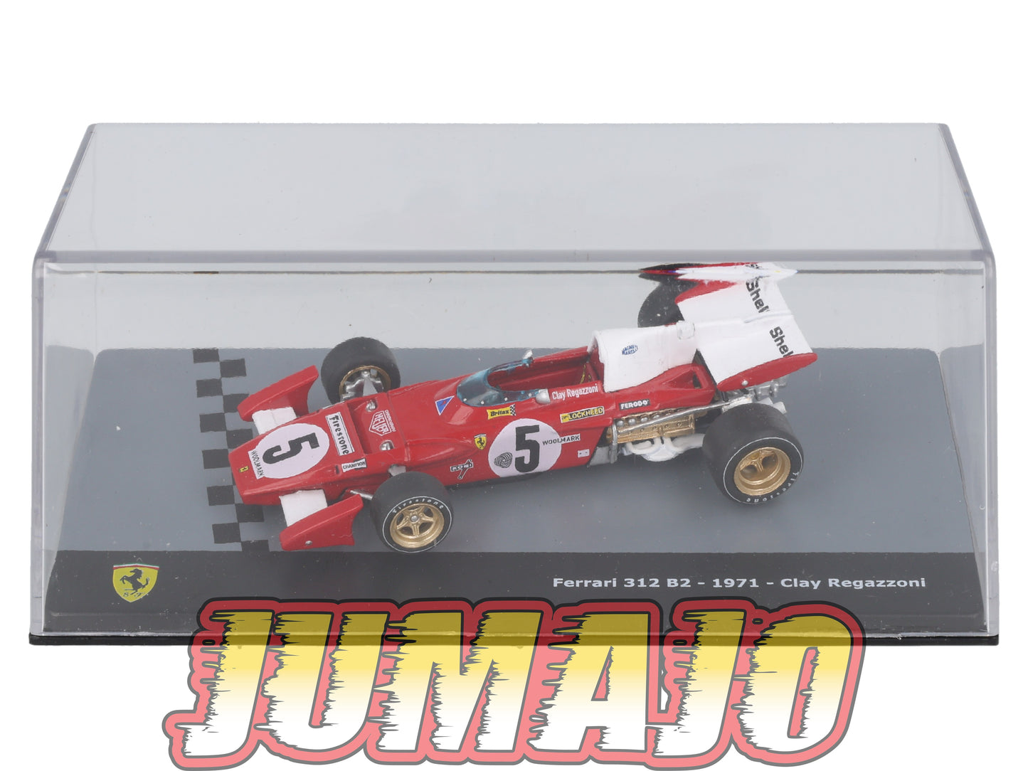 F1F57 Voiture 1/43 CENTAURIA Formule 1 Ferrari : FERRARI 312 B2 1971 #5 C.Regazzoni