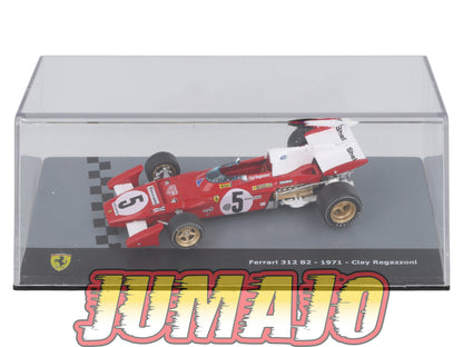F1F57 Voiture 1/43 CENTAURIA Formule 1 Ferrari : FERRARI 312 B2 1971 #5 C.Regazzoni
